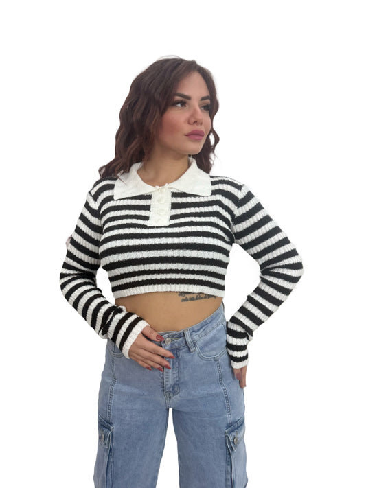 MAGLIA LANA RIGHE