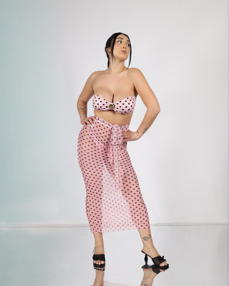 Costume 3pz Pois