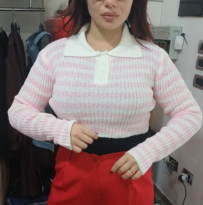 MAGLIA LANA RIGHE