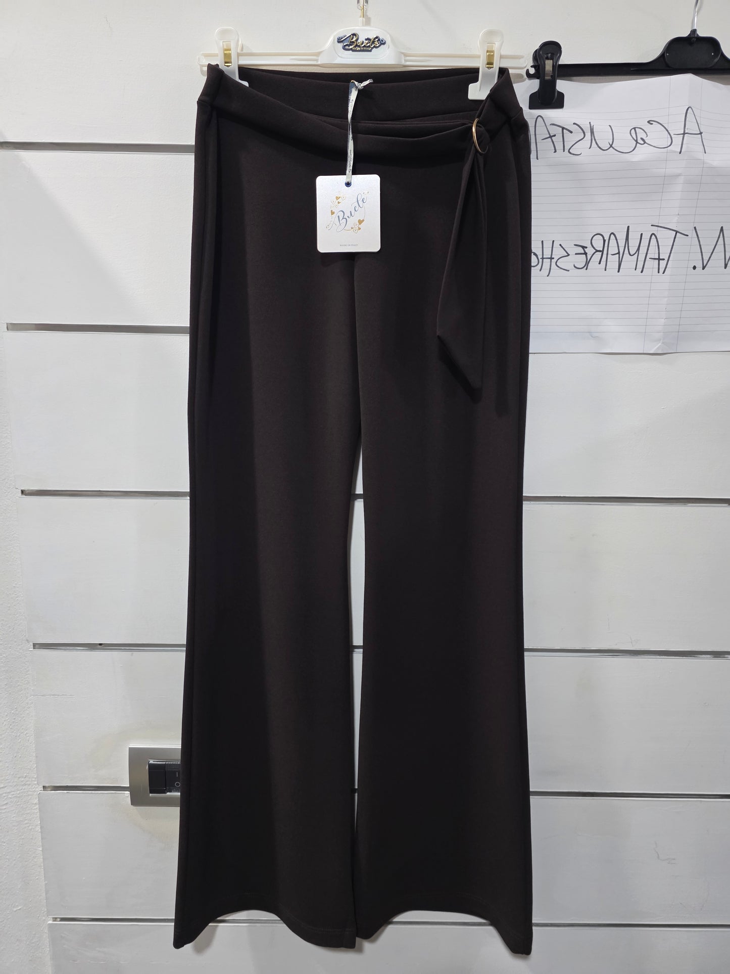 PANTALONE CLASSICO CON CINTURINA