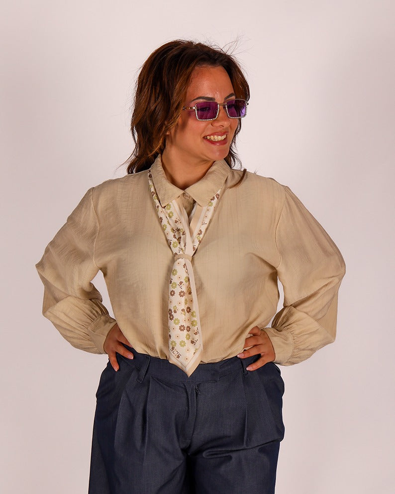 CAMICIA CRAVATTA FIORE