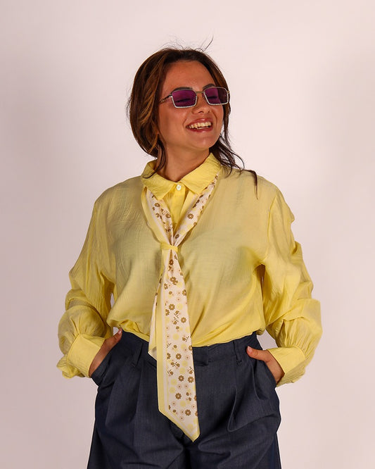 CAMICIA CRAVATTA FIORE