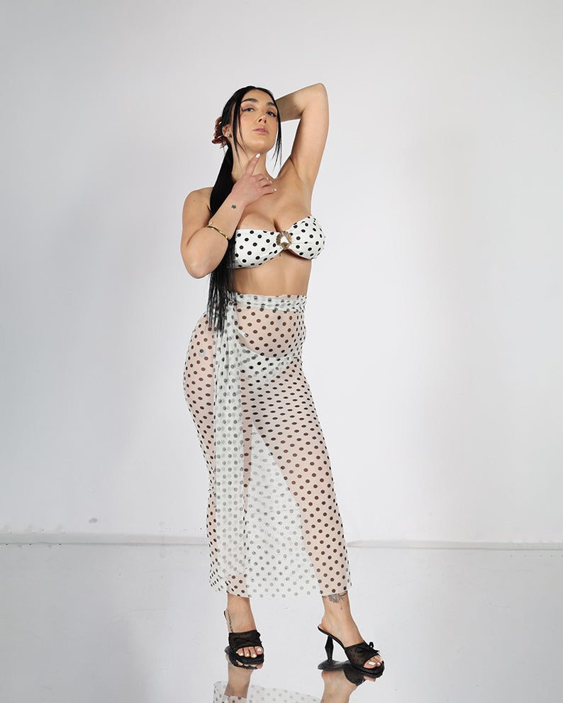 Costume 3pz Pois