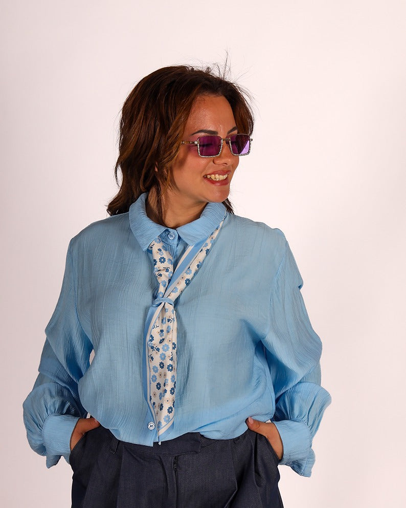 CAMICIA CRAVATTA FIORE