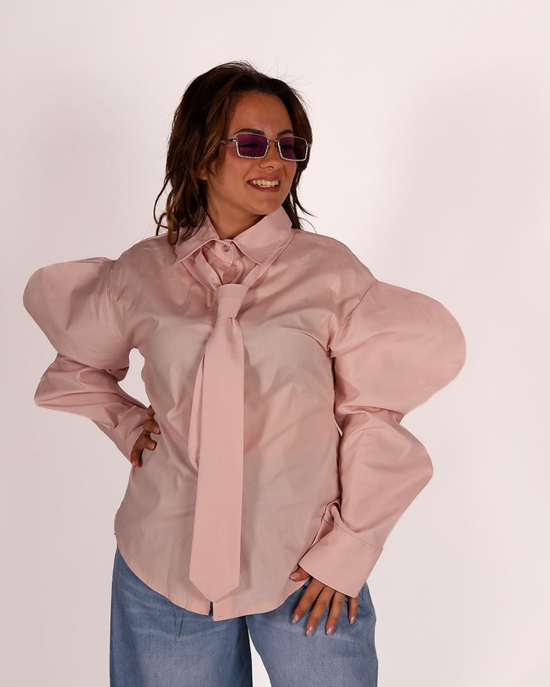 Camicia Sbuffo Cravatta