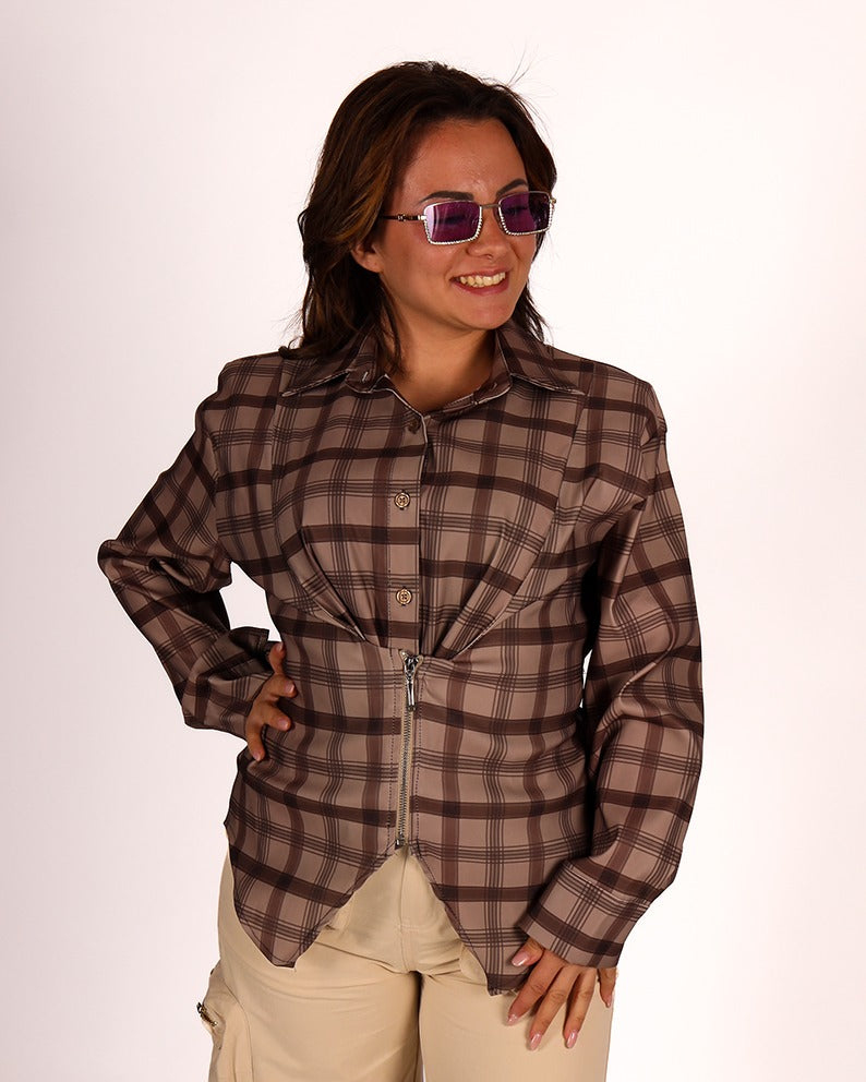 Camicia con zip